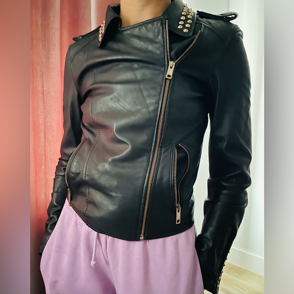 Jackets & Blazers - Natural leather jacket.  In great condition.